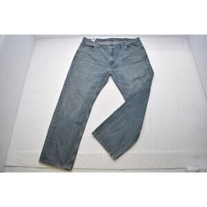 Levi's 559 Relaxed Straight Fit Rugged Blue Denim Jeans Mens Size 42 x 32